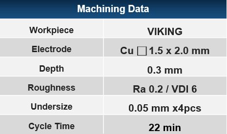 connector mold machining data.