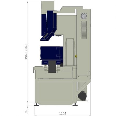 A30E2 floor space – side view