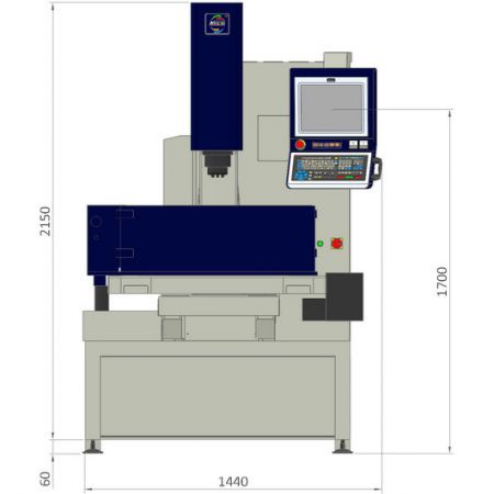 C50E2 floor space – front view