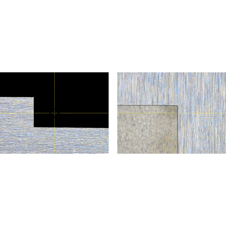 插件清角能力R <0.01mm 透過最新消耗抑制技術,可以達到最佳R角6um的優異表現